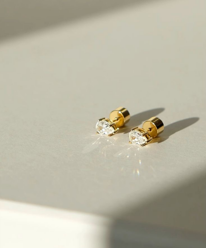 TEARDROP Studs 5x7