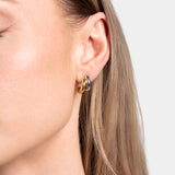 BICOLOR DUO HOOPS