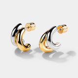 BICOLOR DUO HOOPS