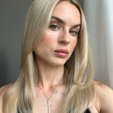 DOUBLE CROSS NECKLACE - GOLD